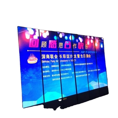 Reklam için 3d Programlanabilir Şeffaf Akıllı Led Afiş Ekranı P3 P4