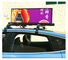 ODM 3G 4G WiFi Dijital Taksi Üstü Led Araba Çatısını Gösterir