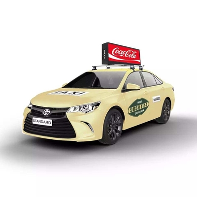 P2.5 Suya Dayanıklı Taksi Üstü Led Ekran Çift Taraflı Dijital Mobil Medya
