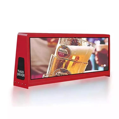 Suya Dayanıklı Tam Renkli 3840HZ Taksi Üstü Led Ekranlı Reklam Video Duvarı